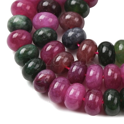 Natural White Jade Beads Strands G-E507-01-02-1