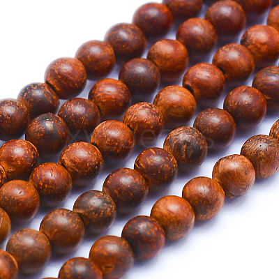 Natural Wood Beads Strands WOOD-P011-06-8mm-1