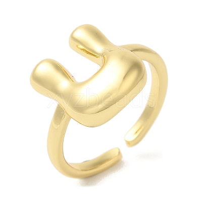 Brass Open Cuff Rings RJEW-U008-06U-G-1
