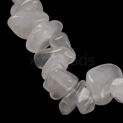 Natural White Jade Beads Strands G-F703-02A-1