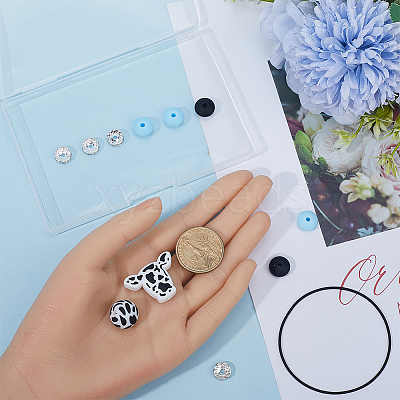 DIY Cattle Silicone Wine Glass Charm Decoration Making Kit DIY-SC0025-43-1