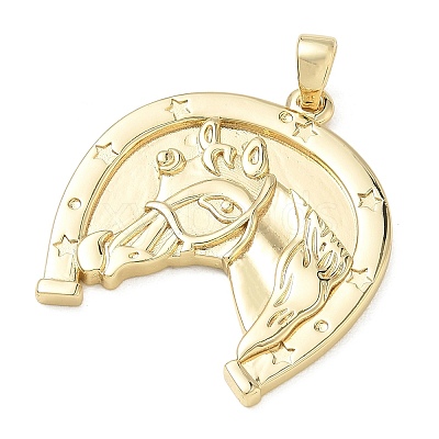 Brass Pendants KK-D289-27B-G-1