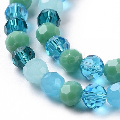 Glass Beads Strands GLAA-E036-09G-1