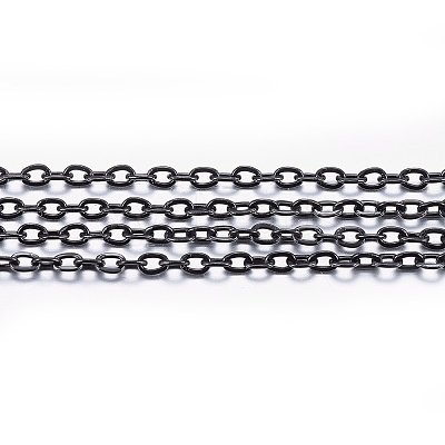Handmade 304 Stainless Steel Cable Chains STAS-P213-05B-01-1