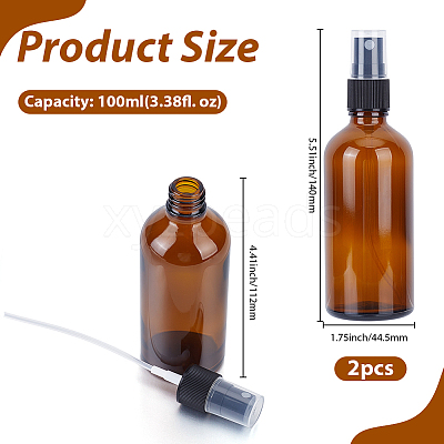 Glass Essential Oil Empty Spray Bottles MRMJ-GF0001-70C-1