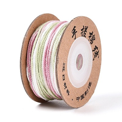 30M Segment Dyed Macrame Cotton Cord OCOR-T018-01R-1
