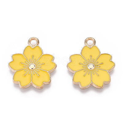 Alloy Enamel Pendants X-ENAM-S121-115L-1