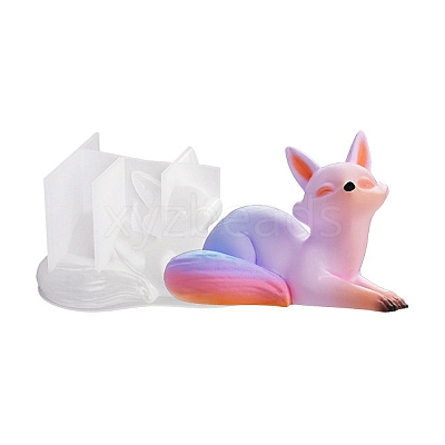 DIY Fox Candle Silicone Molds DIY-G113-08B-1