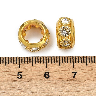 Brass Rhinestone Beads KK-U071-02B-01G-1