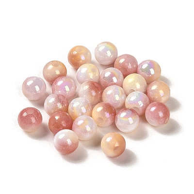 Opaque Acrylic Beads OACR-Z016-01B-12-1