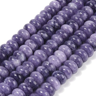 Dyed Natural White Jade Beads Strands G-G107-A12-01-1