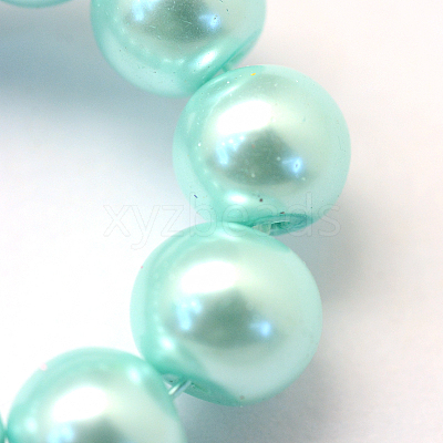 Baking Paint Glass Pearl Bead Strands X-HY-Q003-3mm-45-1