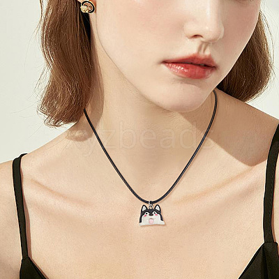 50Pcs Imitation Leather Round Cord Necklace Making NJEW-SC0001-89C-1