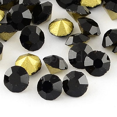 Glass Pointed Back Rhinestone RGLA-R004-8mm-05B-1
