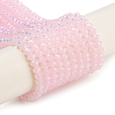 Baking Paint Transparent Glass Beads Strands DGLA-A034-J2mm-B04-1