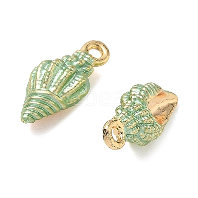 Brass with Enamel Charms KK-CBA61F8-01G-02-1