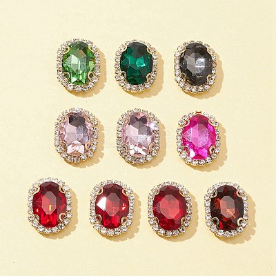 Oval Sew on Rhinestone RGLA-FS0001-06-1