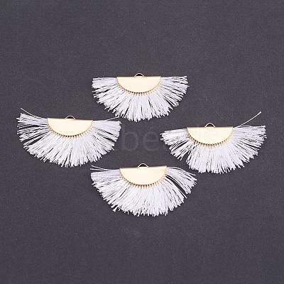 Nylon Tassel Pendants KK-F755-28G-09-NF-1