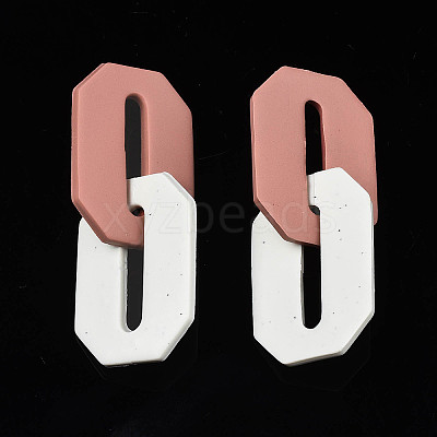 Handmade Polymer Clay Linking Rings LS-CLAY-N010-033-01-1