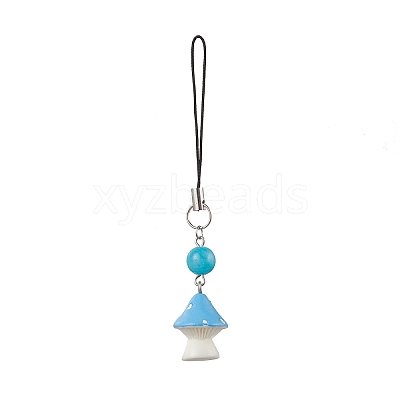Opaque Resin Pendant Decorations HJEW-JM01712-04-1