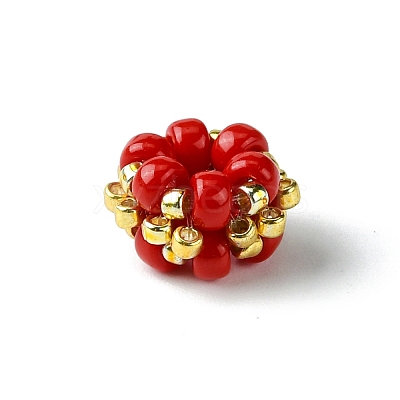 MIYUKI Round Rocailles Seed Beads Beaded Charms PALLOY-MZ00207-1