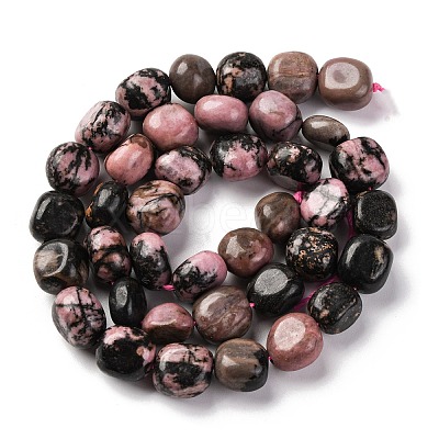 Natural Rhodonite Beads Strands G-G146-A07-02-1