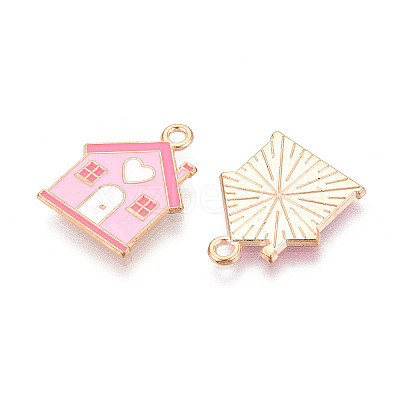 Alloy Enamel Pendants X-ENAM-T022-27-1