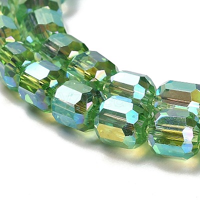 Electroplate Glass Beads Strands EGLA-D030-19K-1