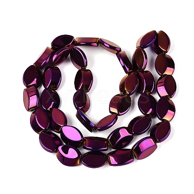 Electroplate Glass Beads Strands EGLA-Q134-02A-A04-1