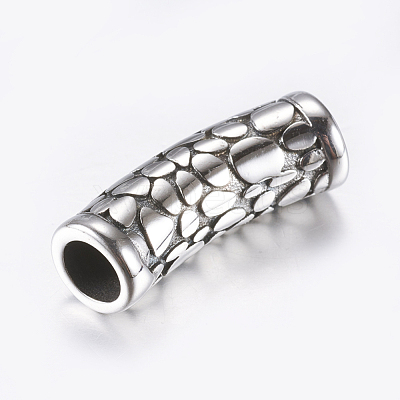 316 Surgical Stainless Steel Magnetic Clasps with Glue-in Ends STAS-F133-08AS-1