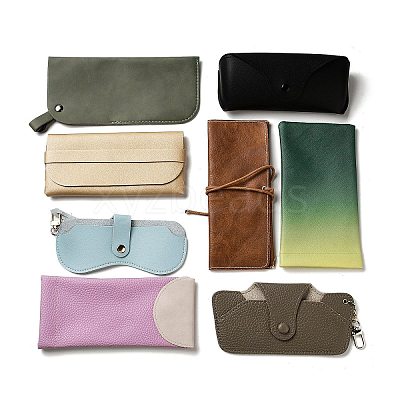 5Pcs 5 Style Glasses Case Set AJEW-XCP0002-38-1