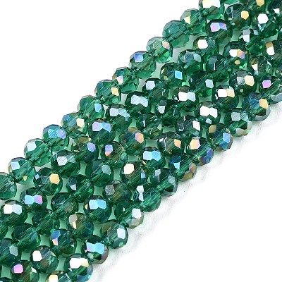 Electroplate Glass Beads Strands LS-EGLA-A044-T4mm-B18-1