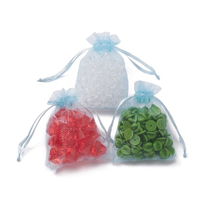 Organza Gift Bags with Drawstring OP-R016-7x9cm-08-1