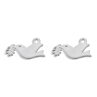 Non-Tarnish 201 Stainless Steel Charms STAS-N098-130P-1