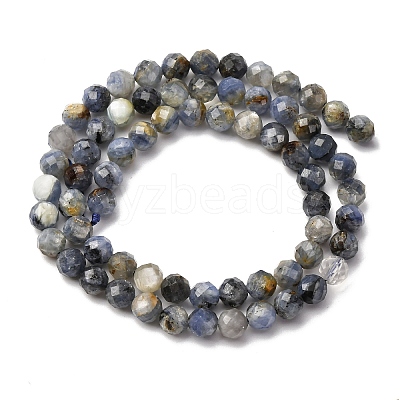 Natural Kyanite Beads Strands G-RM2025-A45-6mm-B-1