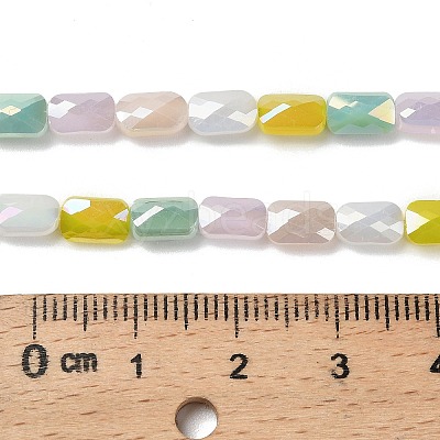 Electroplate Glass Beads Strands EGLA-P065-02A-02-1