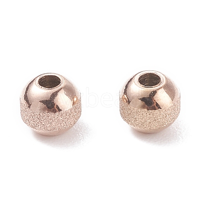 Ion Plating(IP) Textured 304 Stainless Steel Beads STAS-P306-01D-RG-1