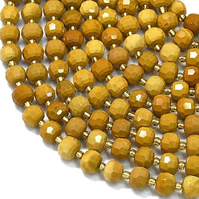 Natural Mookaite Beads Strands G-K389-E44-01-1