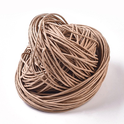 Kraft Paper Cords for DIY Jewelry Making OCOR-WH0054-22-1