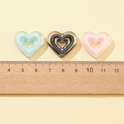20Pcs 5 Colors Acrylic Beads SACR-FS0001-21-1