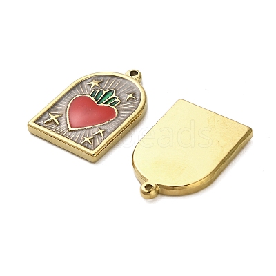 304 Stainless Steel Pendants STAS-C152-30G-01-1