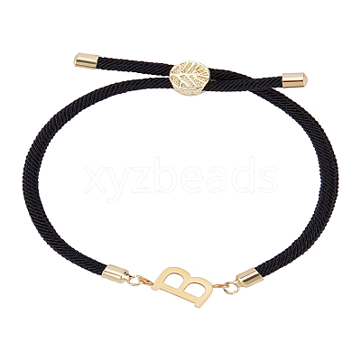 1Pc Adjustable Nylon Cord Slider Bracelets for Women BJEW-LP0001-32B-01-1