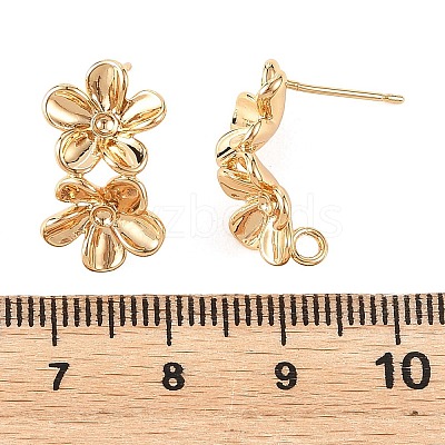 SHEGRACE Brass Stud Earring Findings XGRQ64594-871G-1
