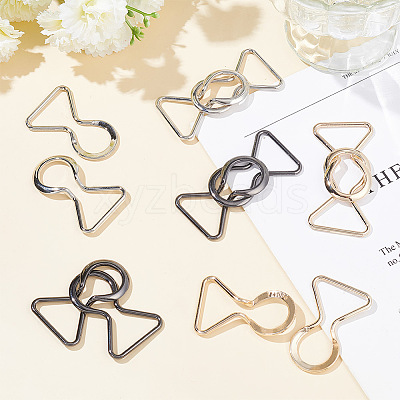 12Pcs 3 Colors Alloy Belt Buckles FIND-OC0002-91A-1