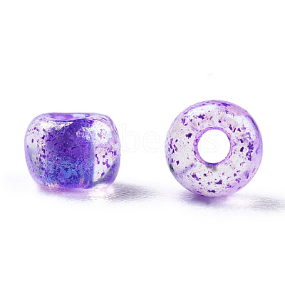 8/0 Transparent Colours Rainbows Glass Seed Beads SEED-R051-08B-01-1