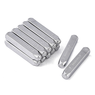 Iron Metal Stamps AJEW-L060-03K-1