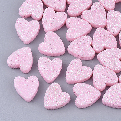 Opaque Acrylic Beads X-MACR-T033-08B-1