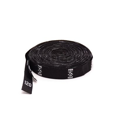 Polyester Size Label(120) DIY-WH0304-181F-1