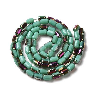 Electroplate Glass Beads Strands EGLA-D031-01-13-1
