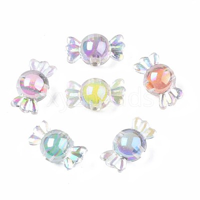 Transparent Acrylic Beads TACR-S135-004-1